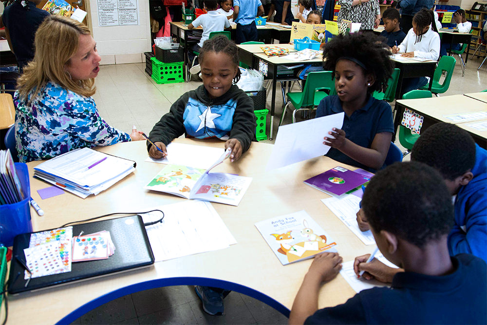 Child writing during Writing Workshop